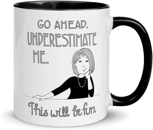 Miniatura 13 de Mary Engelbreit Taza de café divertida, taza de la batalla de ingenios, taza sarcástica con frase, bonita y novedosa, taza de café divertida, regalo