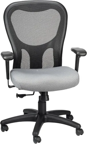 Miniatura 10 de Tempur-Pedic TP9000C Silla giratoria de malla con material Tempur, capa de gel refrescante, reposabrazos ajustables y soporte lumbar, color burdeos