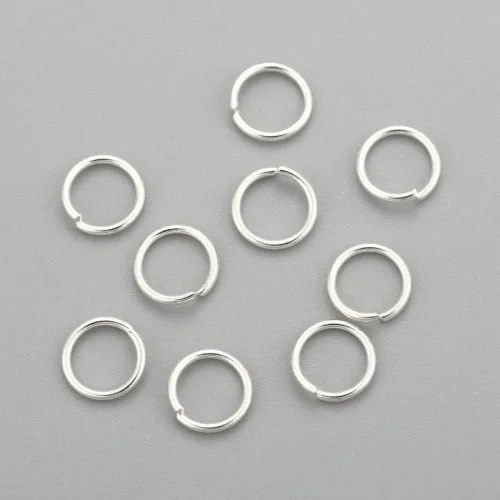Miniatura 83 de HDSupplies 100 piezas - 4mm de argollas de acero inoxidable 304 de tono negro - Calibre 22 (espesor de 0.6mm)