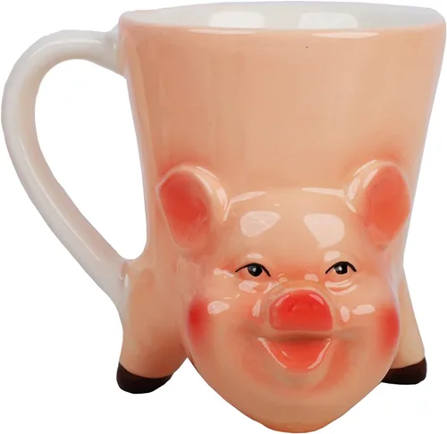 Miniatura 8 de Servette Home Taza de café de cerámica 10oz Tazas de animales - Elefante