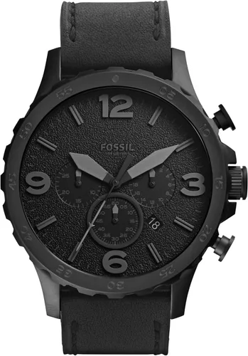 Miniatura 8 de Fossil Men's Nate Quartz Watch, Oversized Stainless Steel Chronograph Watch for Men