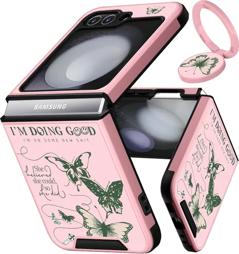Miniatura 146 de Funermei Funda para teléfono Samsung Galaxy Note 10 Plus – Funda femenina bonita para niñas, diseño inspirador estético con funda para cámara