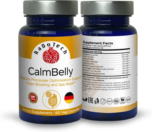Miniatura 3 de CalmBelly, ayuda a normalizar los procesos digestivos, apoya las enzimas activas, probióticos para la salud digestiva suplementos para mujeres