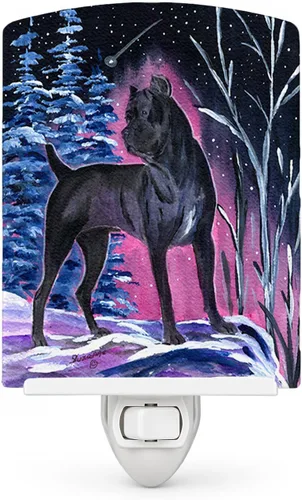Miniatura 31 de Tesoros de la Caroline Noche estrellada Chihuahua Luz, 6" x 4," Multicolor Chihuahua 08