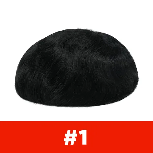Miniatura 2 de Lordhair Toupee para hombres Sistema de reemplazo de cabello europeo Toupee Piezas de pelo para hombres Encaje frontal natural con base perimetral