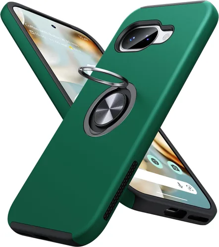 Miniatura 59 de JAME Funda para Google Pixel 7 Pro, Funda de Ajuste Delgado para Pixel 7 Pro con Soporte de Anillo Kickstand