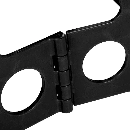 Miniatura 8 de Taburete de plástico Taburete plegable portátil para pesca de senderismo interior (negro)