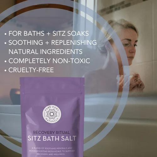 Miniatura 5 de Pure Body Naturals Sitz - Sal de baño - Cuidado posparto y tratamiento de hemorroides - Remojo natural para cuidado personal y tratamiento