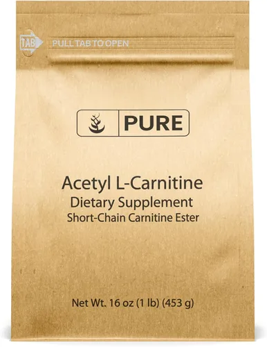 Pure Original Ingredients Acetil L-carnitina (1 lb) ALCAR, suplemento de aminoácidos en polvo