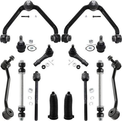 Miniatura 132 de Detroit Axle - Kit de suspensión frontal de 16 piezas para RWD Chrysler 300 Dodge Charger Challenger Magnum 6 brazos de control con rótulas 2