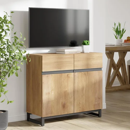 Miniatura 21 de Wampat Moderno soporte de TV para televisores de 100 pulgadas, consola central de entretenimiento 3 en 1 con estantes ajustables y base de metal