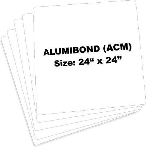 Miniatura 8 de Alumibond - Letrero de metal en blanco (paquete de 5), hecho de placa de chapa de Alumibond para crear letreros personalizados de metal o calle al