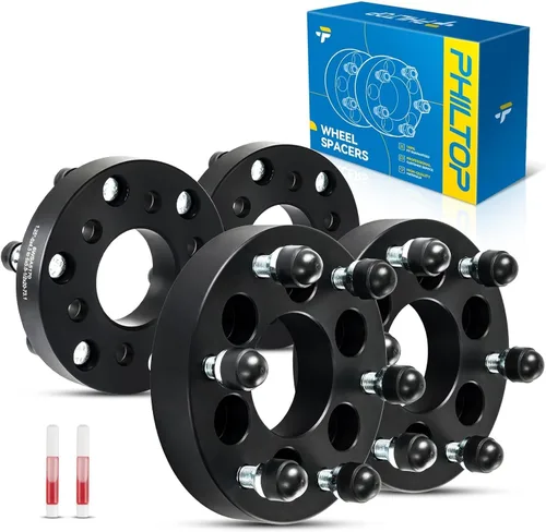 Miniatura 55 de PHILTOP Espaciador de rueda de 4 x 4 de 2 pulgadas, espaciadores de rueda centrados en las lengüetas para Polaris Trail Boss 330 2003-2013, Trail