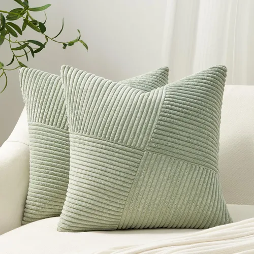 Miniatura 9 de Topfinel Juego de 2 fundas de almohada decorativas negras de 16 x 16 pulgadas para sofá, cama, decoración rústica estilo bohemio para el hogar