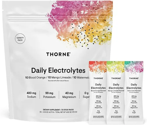 Miniatura 11 de THORNE - Electrolitos Diarios - Mezcla de Bebida en Polvo de Electrolitos Sin Azúcar y Baja en Calorías - Sabores Derivados de Fuentes Naturales