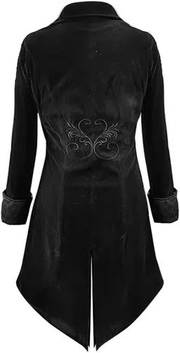 Miniatura 2 de Crubelon Chaqueta steampunk para hombre, gótica, medieval, victoriana, abrigo