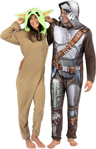 Miniatura 2 de STAR WARS Mandalorian and Grogu - Disfraz de pijama para hombre