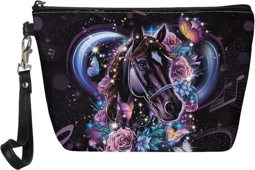 Miniatura 21 de HUGS IDEA Bolso animal del maquillaje de la impresión de la moda de las mujeres de la PU de, Negro (Dachshund), Chico