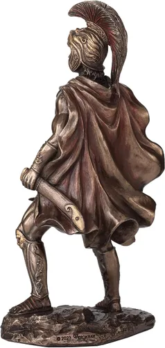 Miniatura 5 de Veronese Design Escultura de resina Alexander el gran rey de Macedonia de 6 7/8 pulgadas con acabado de bronce