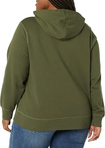 Miniatura 4 de Tienda Essentials - Sudadera con capucha de vellón de tela de toalla para mujer (disponible en tallas extragrandes)