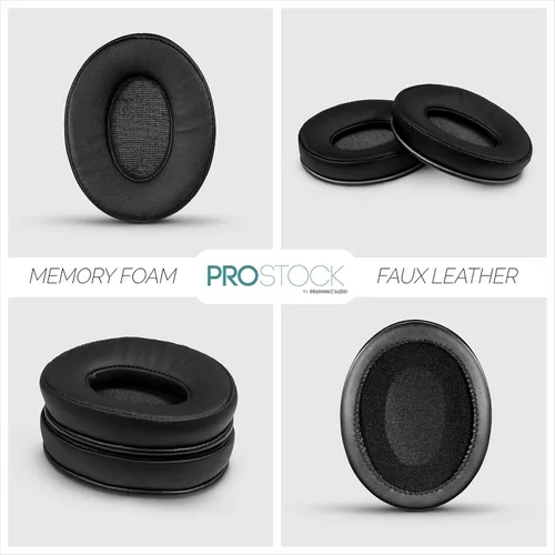 Miniatura 7 de Brainwavz ProStock ATH M50X - Almohadillas mejoradas, mejora la comodidad y el estilo sin cambiar el sonido. Almohadillas diseñadas para auriculares