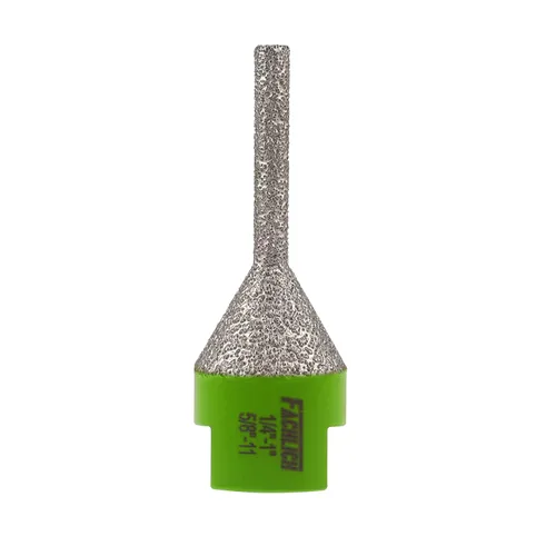 Miniatura 26 de Broca de fresado de biselado de diamante - Broca de cono de azulejos Biselado 4/5" vástago hexagonal 20MM Granito Agujeros de ampliación de mármol