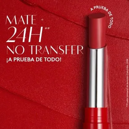 Miniatura 2 de ESIKA Colorfix Lápiz labial mate 24H Rojo Actitud 2 g / 0.07 oz.