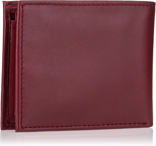Miniatura 2 de Tommy Hilfiger Cartera de cuero genuino para hombre con múltiples ranuras para tarjetas