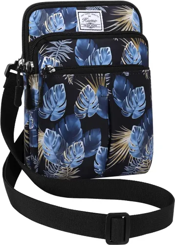 Miniatura 8 de Kamo Bolso Multifuncional para Teléfono de Un Solo Hombro, Bolso de Cintura para Teléfono, Bolso Diagonal Cruzado, Estuche para Teléfono Inteligente