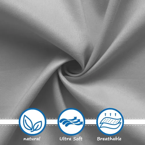 Miniatura 2 de Juego de 4 sábanas ajustables de moisés para bebé niño y niña, juego de sábanas universales de microfibra suave para colchón rectangular ovalado