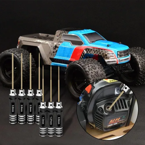 Juego de destornillador hexagonal Juego de llave Allen destornillador hexagonal Kit 0.9mm 1.27mm 1.3mm 1.5mm 2.0mm 2.5mm 3.0mm Juego de llave Allen