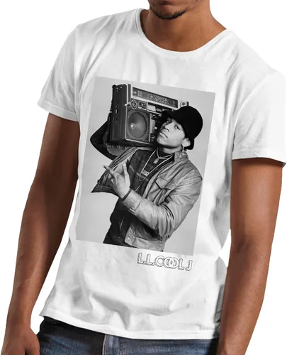 Rock the Bells L.L. Cool J Boombox Photo - Camiseta de manga corta para hombre y mujer
