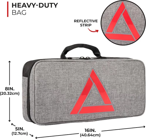 Miniatura 3 de Thrive Kits de emergencia para vehículos – Kit de emergencia para coche de carretera (104 piezas) – Kits de coche para emergencia – Kit de coche