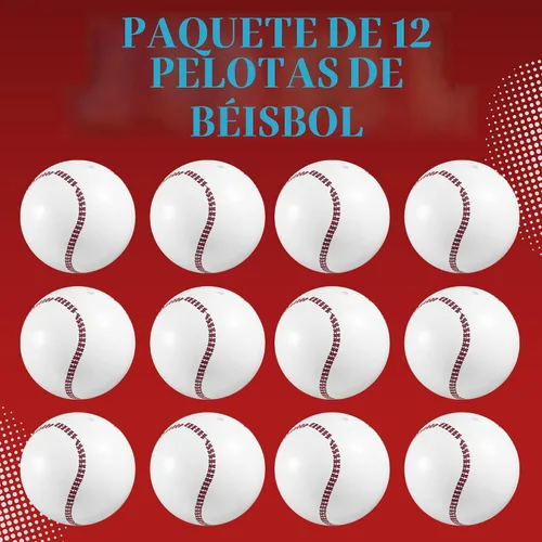 Miniatura 7 de Bedwina Pelotas inflables de béisbol (paquete de 12) de 16 pulgadas, pelotas de playa de béisbol para decoraciones de fiestas temáticas y decoración