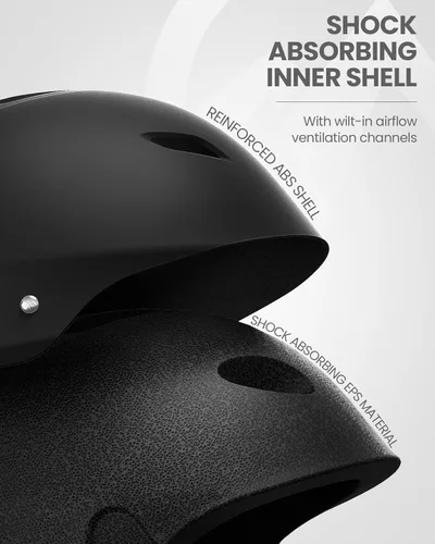 Miniatura 2 de OutdoorMaster Kelvin - Casco de esquí y snowboard para hombres, mujeres y jóvenes Negro