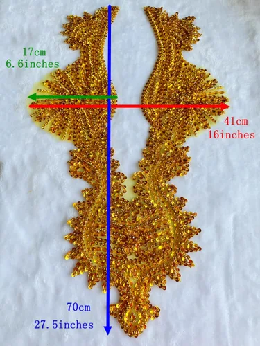Miniatura 5 de Apliques hechos a mano de cristal sobre encaje, cuentas de diamantes de imitación para coser, parches de lentejuelas, accesorios de decoración