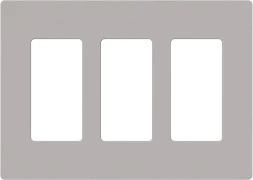 Miniatura 16 de Lutron Claro CW-3-SS - Placa de pared para interruptor de luz de acero inoxidable, 3 segmentos, sin tornillos, para interruptores de luz