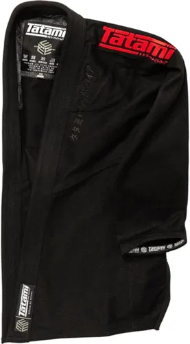 Miniatura 7 de Tatami Fightwear Estilo Black Label Jiu Jitsu Gi para hombre con chaqueta de tejido perla premium de 550 GSM, pantalones BJJ y bolsa