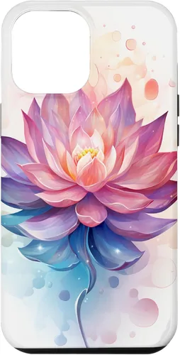 Miniatura 25 de Funda para iPhone 14 Pro Max Lotus Flower Symbol of Beauty and Spirituality Illustration Case