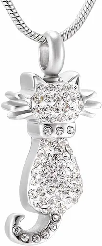 Miniatura 10 de Collares personalizados de urna de mascota para cenizas para mujeres y hombres, joyería de cremación para cenizas, collar personalizable para Urna