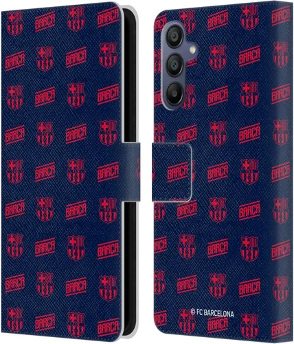 Miniatura 169 de Head Case Designs Funda de piel con licencia oficial del FC Barcelona Barca Crest Graphics para Samsung Galaxy A06 4G