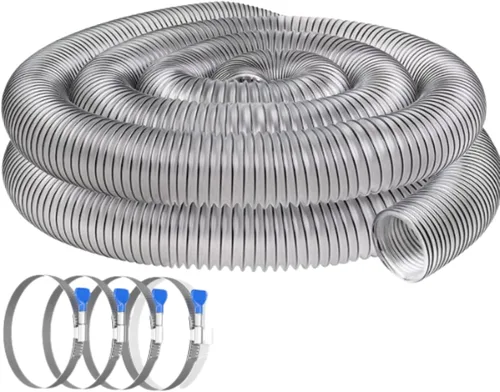 Miniatura 22 de PVC Dust Collection Hose 2.5" x 10',Black