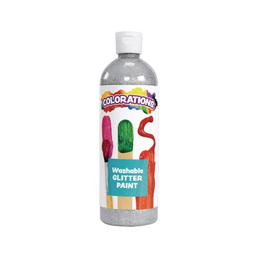 Miniatura 13 de Colorations Pinturas con purpurina lavables sin parabenos para niños, juego de 11, 16 onzas cada una, no tóxicas y fabricadas en los Estados Unidos.