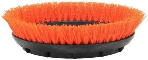 Oreck Commercial - Cepillo redondo de polietileno de 12" de diámetro, cerdas de 0.028", color naranja, para pulidora de suelo ORB550MC de Orbiter