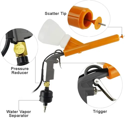 Miniatura 3 de Pistola de recubrimiento en polvo, Sistema de recubrimiento en polvo electrostático, Máquina de recubrimiento en polvo con pistola pulverizadora