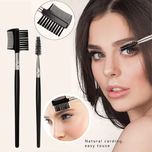 Miniatura 6 de Maquinilla de afeitar para cejas, kit 7 en 1, juego de recortador de cejas que incluye maquinillas de afeitar, cepillo, tijeras, pinzas, con caja