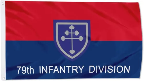 Miniatura 22 de Fyon Bandera militar de la 34ª división de infantería del ejército de 3 x 5 pies con 2 ojales de latón