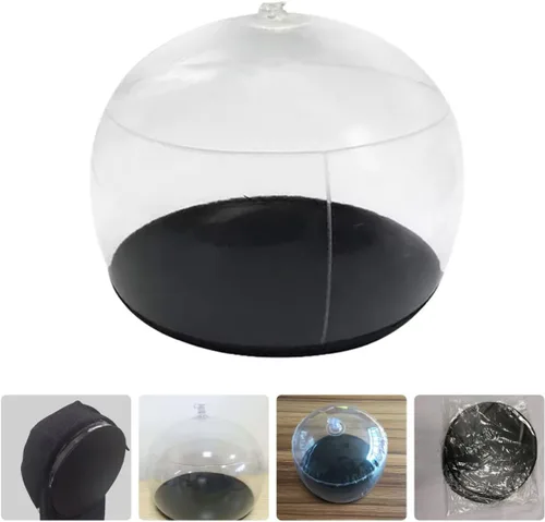 Miniatura 5 de FOMIYES 2 soportes inflables para gorras de béisbol plegables para almacenamiento en armario para mostrar y preservar la forma, diseño ligero y que