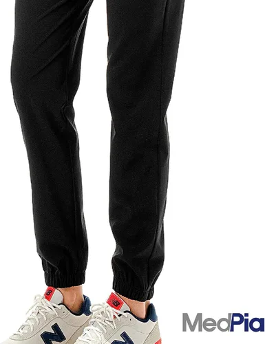 Miniatura 4 de MEDPIA Conjunto médico para mujeres y hombres, uniforme médico de enfermería, pantalones deportivos elásticos en 4 direcciones y 6 bolsillos
