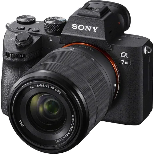 Miniatura 2 de Sony Cámara digital sin espejo Alpha a7 III con lente de 1.102-2.756 in (ILCE7M3K/B) + tarjeta de memoria de 64 GB + 2 baterías NP-FZ-100 + software
